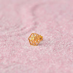 Stellar Hexa Gold Nose Pin ??Simple 18K Nose Pin Gold Design for Women