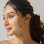 Sneh Trefoil Heart Stud