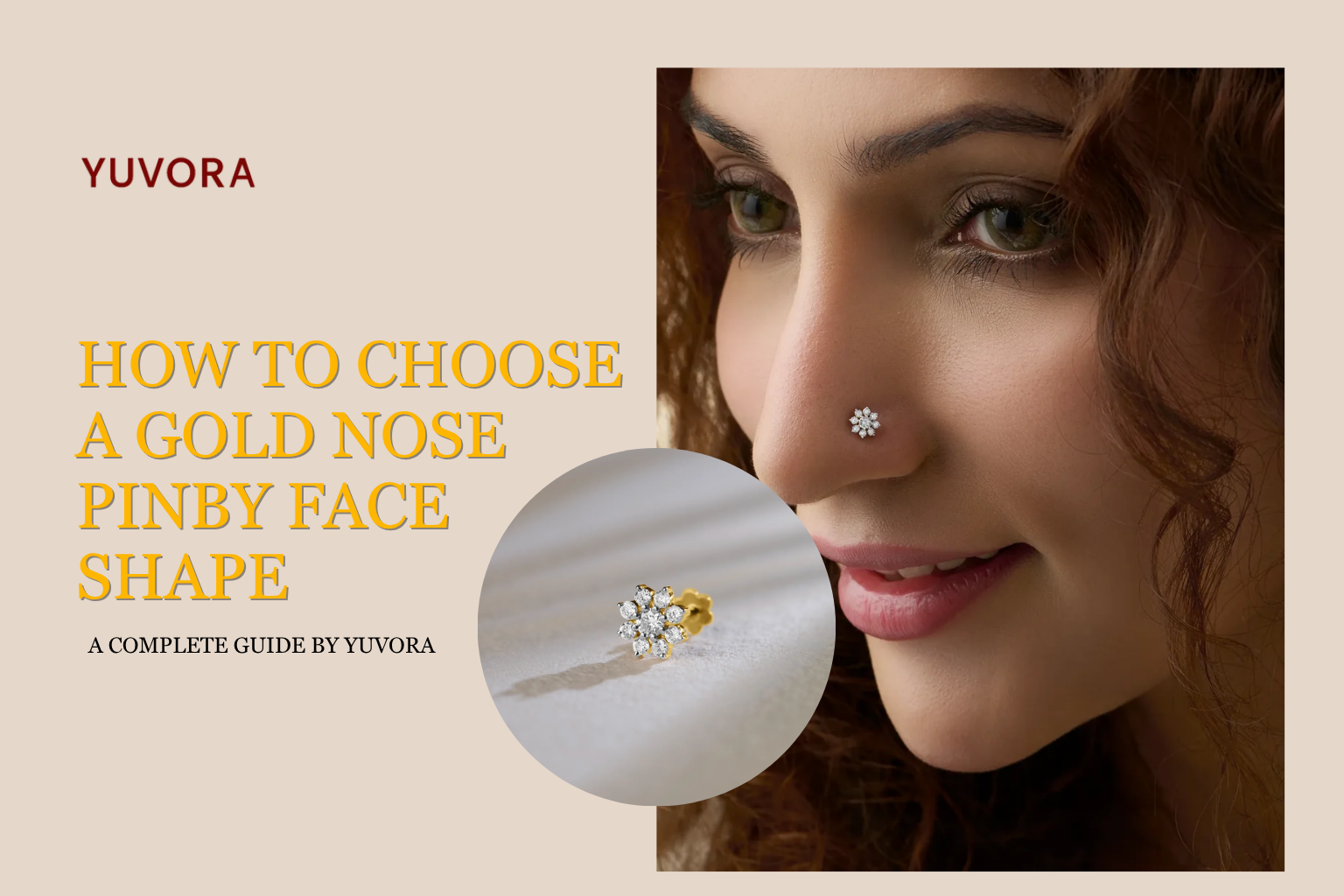 How to Choose a Gold Nose Pin by Face Shape