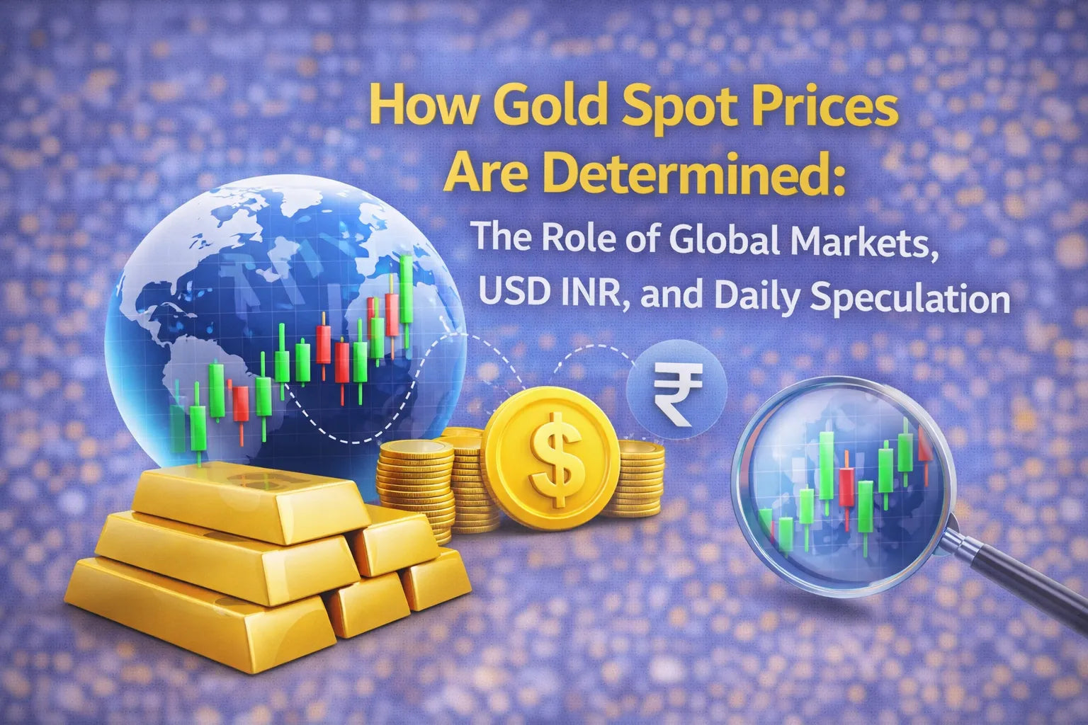 Image shown How Gold Spot Prices Are Determined: The Role of Global Markets, USD INR, and Daily Speculation
