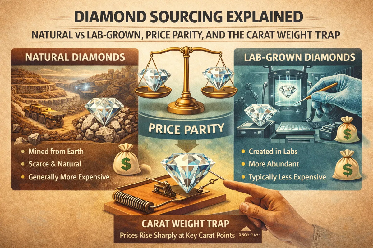 Image shown Diamond Sourcing Explained