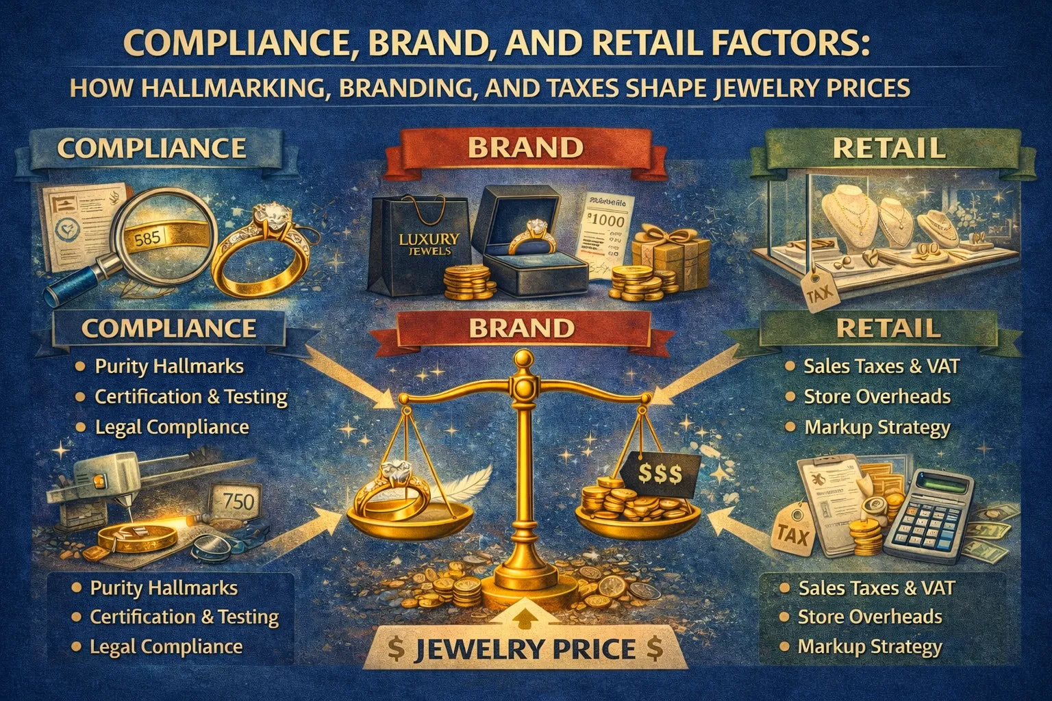 Image shown Compliance, Brand, and Retail Factors