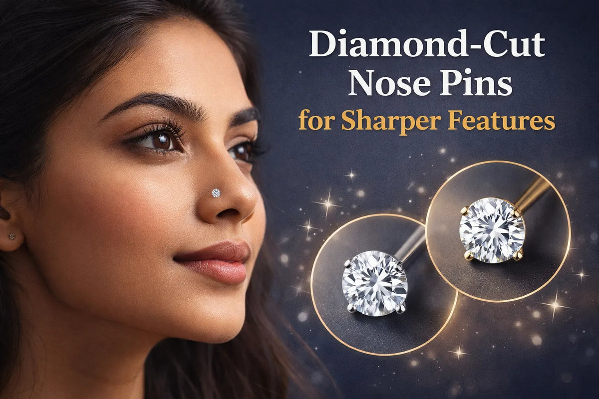 Image shown is Diamond Cut Nose Pins for Sharper Features