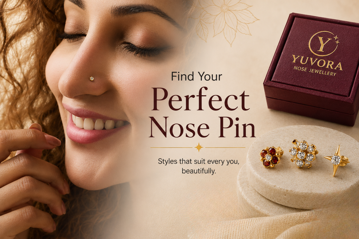 perfect nose pins for every face shape