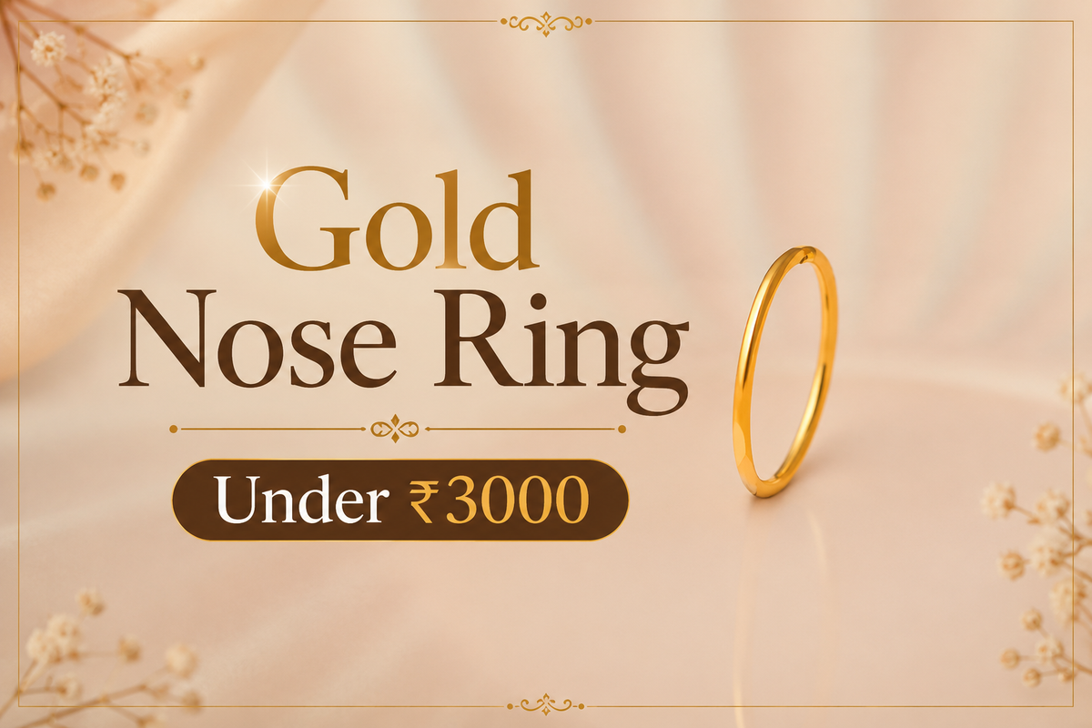 Gold Nose Ring Under ₹3000