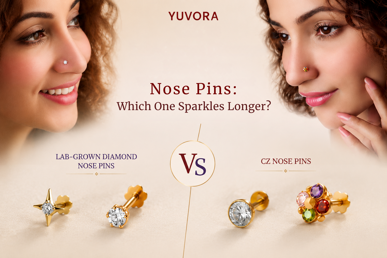 CZ vs Lab-Grown Diamond Nose Pins: Which One Sparkles Longer?