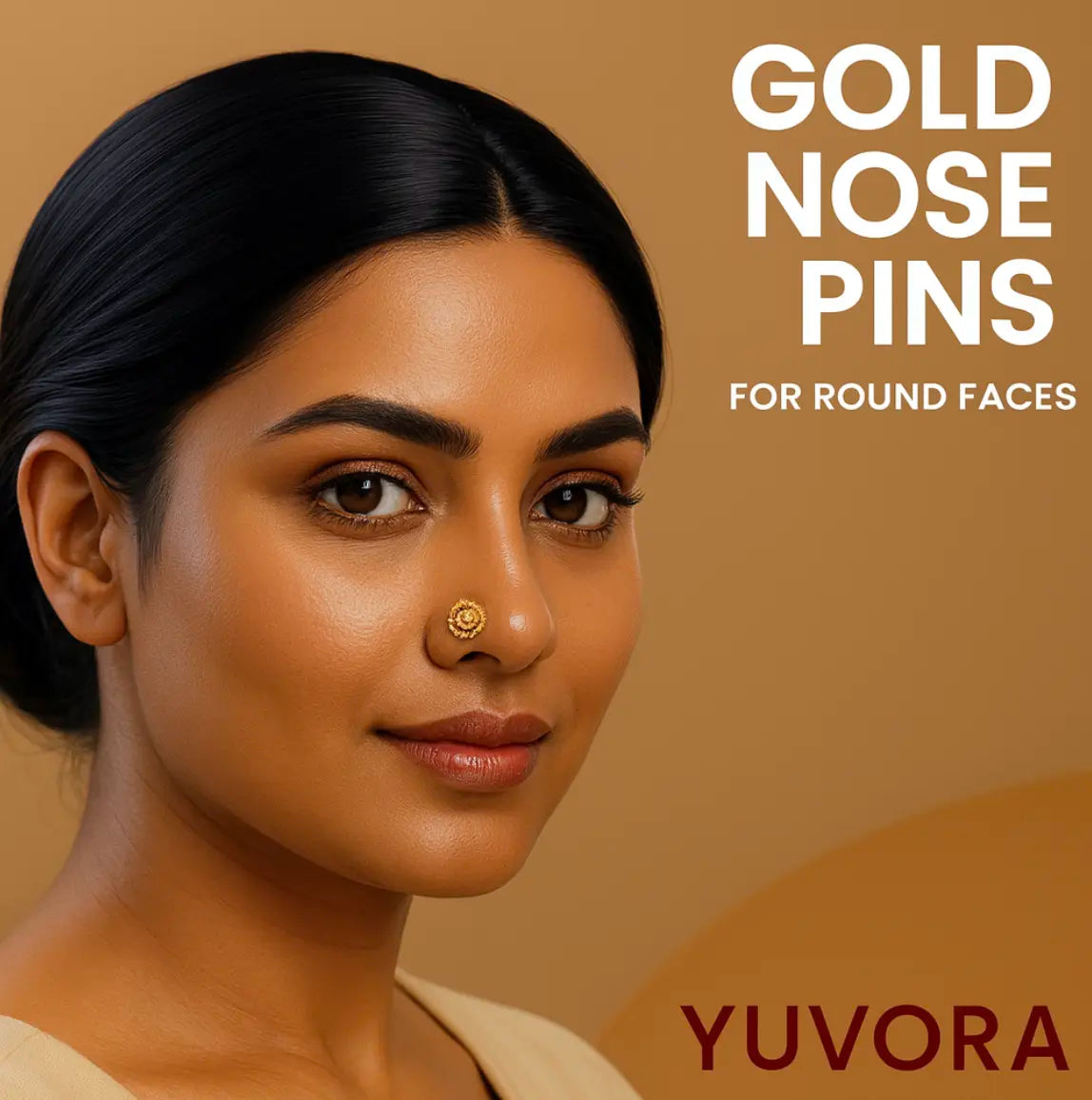 Gold Nose Pins for Round Faces | Best Styling Tips 2026