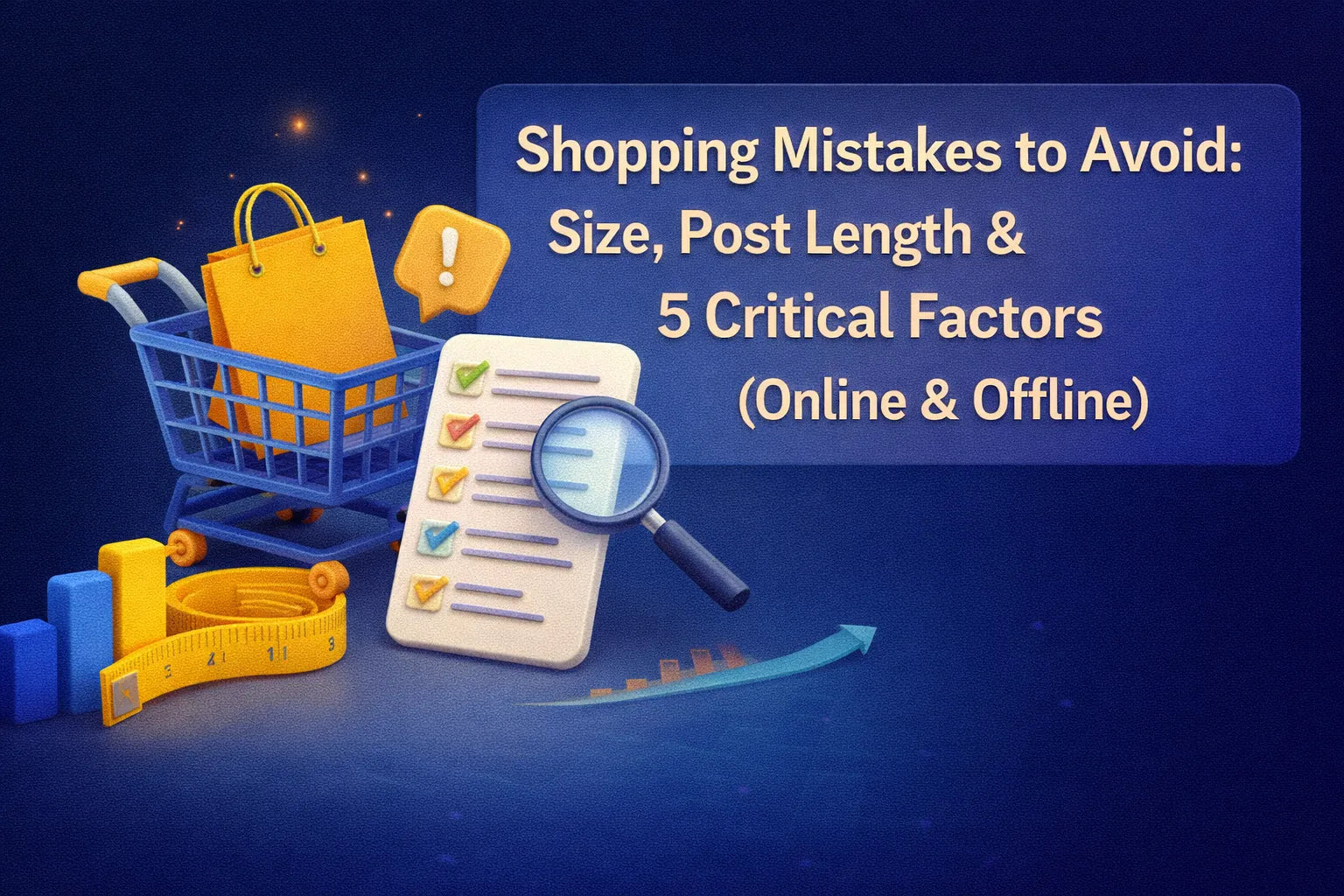 Image Shown Shopping Mistakes to Avoid: Size, Post Length & 5 Critical Factors (Online & Offline)