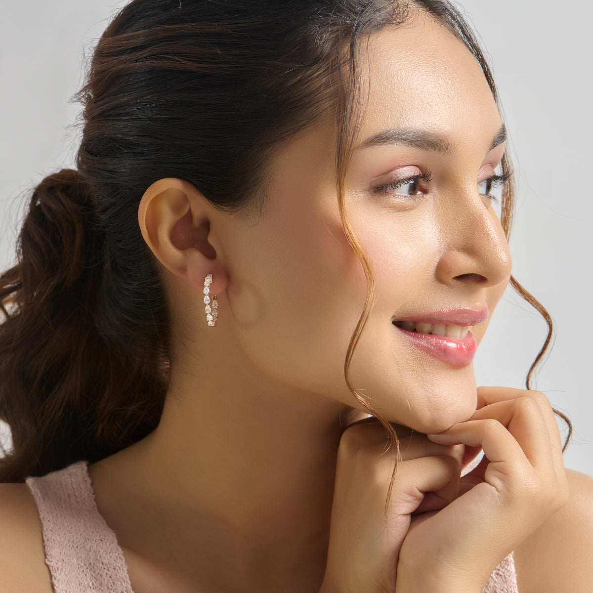 Aavriti Two-Tone Hoop