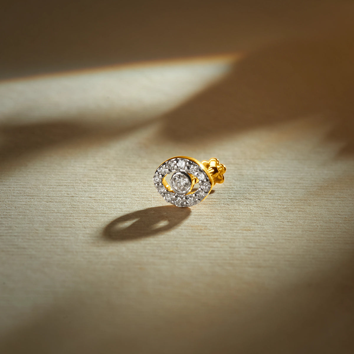 Boho Eye Diamond Nose Pin Design 